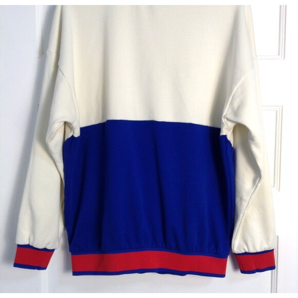 Vtg Adidas Crewneck Sweater Men M Nature Moth Wildlife Colorful 90's Retro Y2K - Picture 6 of 10